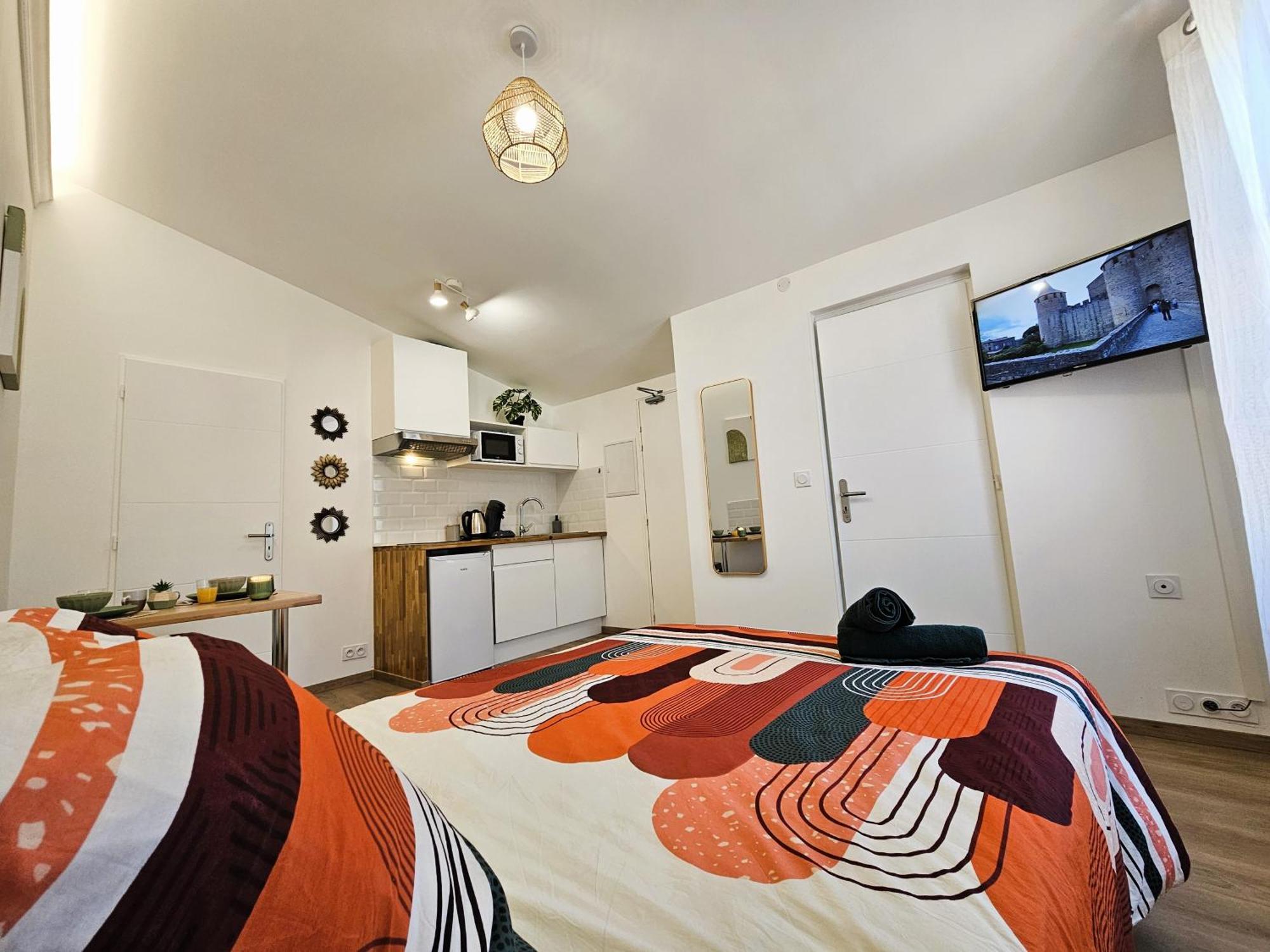 Tout Confort ! Ville, Climatisation, Parking, Wifi, Calme, Tv Carcassonne Eksteriør billede